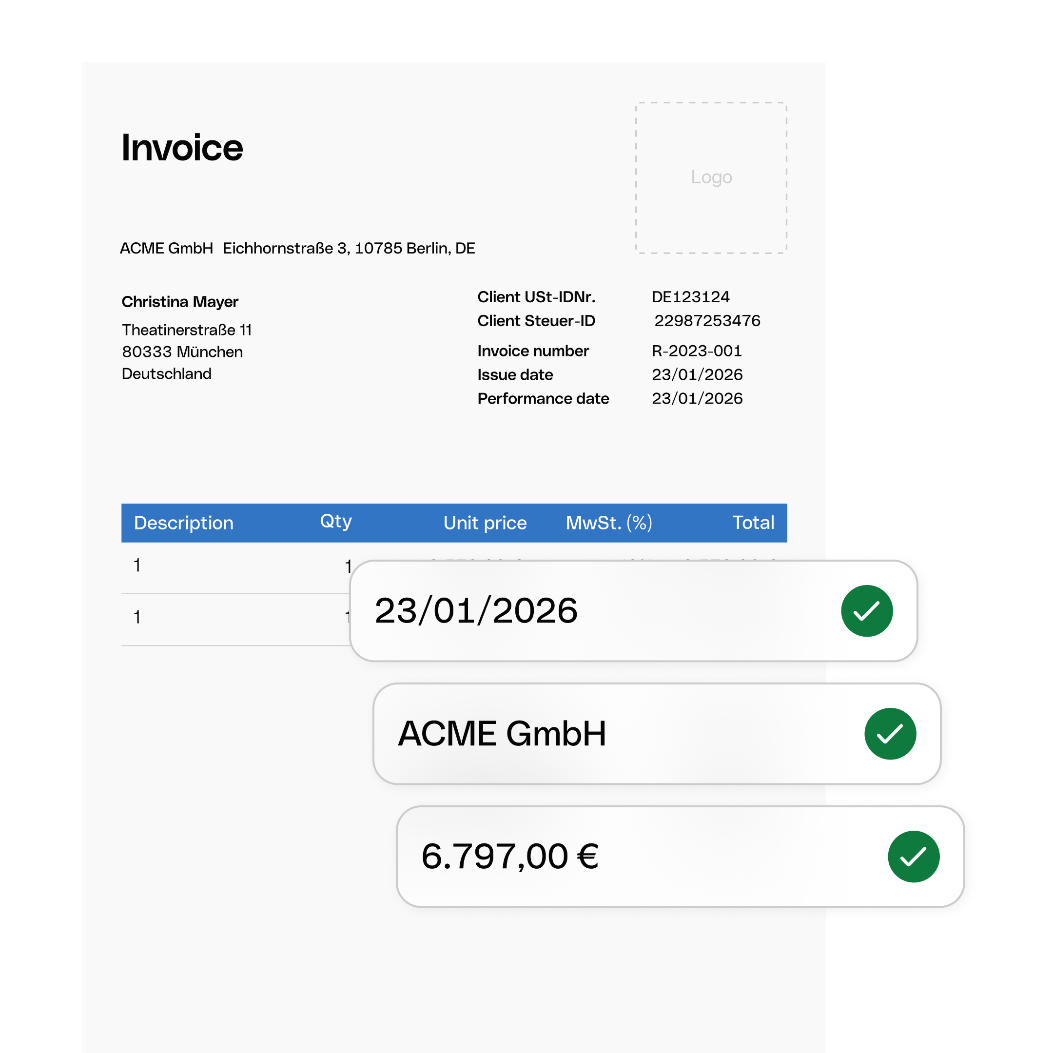 WEB ENDE UI Hero TopicHighlight Bento Headline Cards Invoicing Scanning Invoices WbRvmp